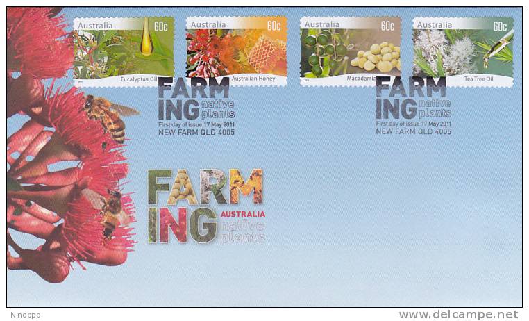 Australia-2011 Farming Native Plants P&S FDC - FDC