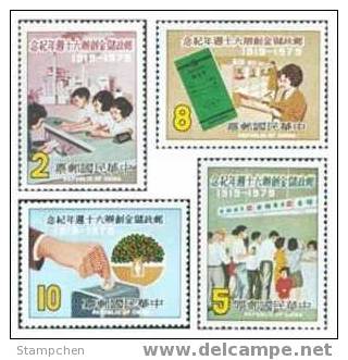 Taiwan 1979 60th Anni. Of Postal Saving Stamps Coin Bank Factory Oil Book - Neufs