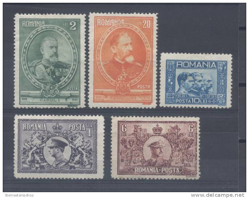 ROMANIA - 1931 PERSONALITIES - V4424 - Neufs