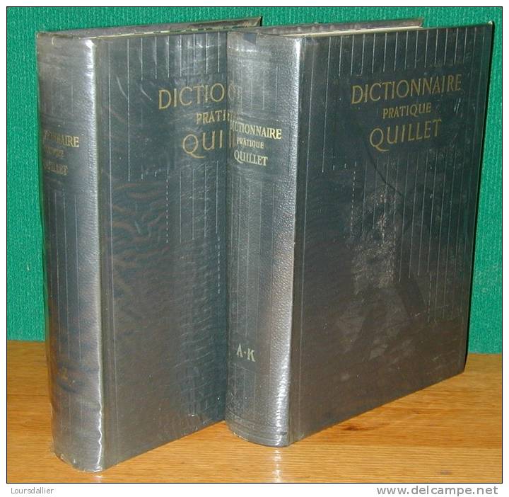 DICTIONNAIRE PRATIQUE QUILLET 2 VOLUMES - Dictionaries