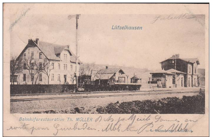 LUTZELHAUSEN    -   La Gare - Other & Unclassified