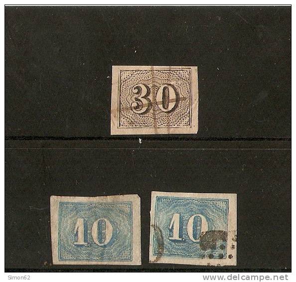 BRESIL 1850 /66 N* 13 / 19/ Avec Charniere - Used Stamps