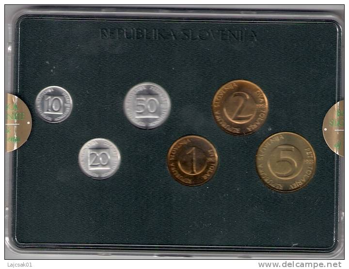 Slovenia 1993. UNC Coin Set Mint Set Of The  Bank Of Slovenia - Slovénie