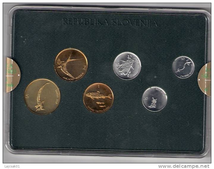 Slovenia 1993. UNC Coin Set Mint Set Of The  Bank Of Slovenia - Slovénie