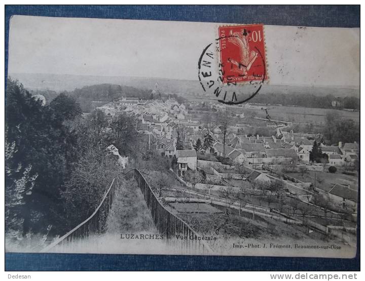 CPA Luzarches Vue Générale - 1917 - FL024 - Luzarches