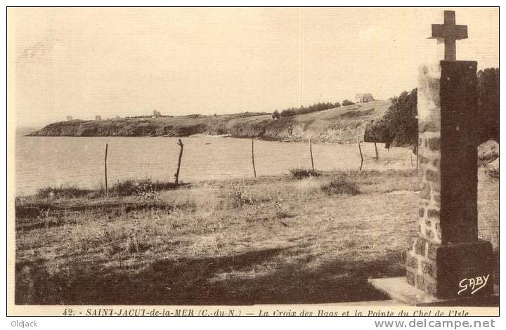 SAINT-JACUT-de-la-Mer La Croix Des Haas Et La Pointe Du Chef De L'Isle - Saint-Jacut-de-la-Mer