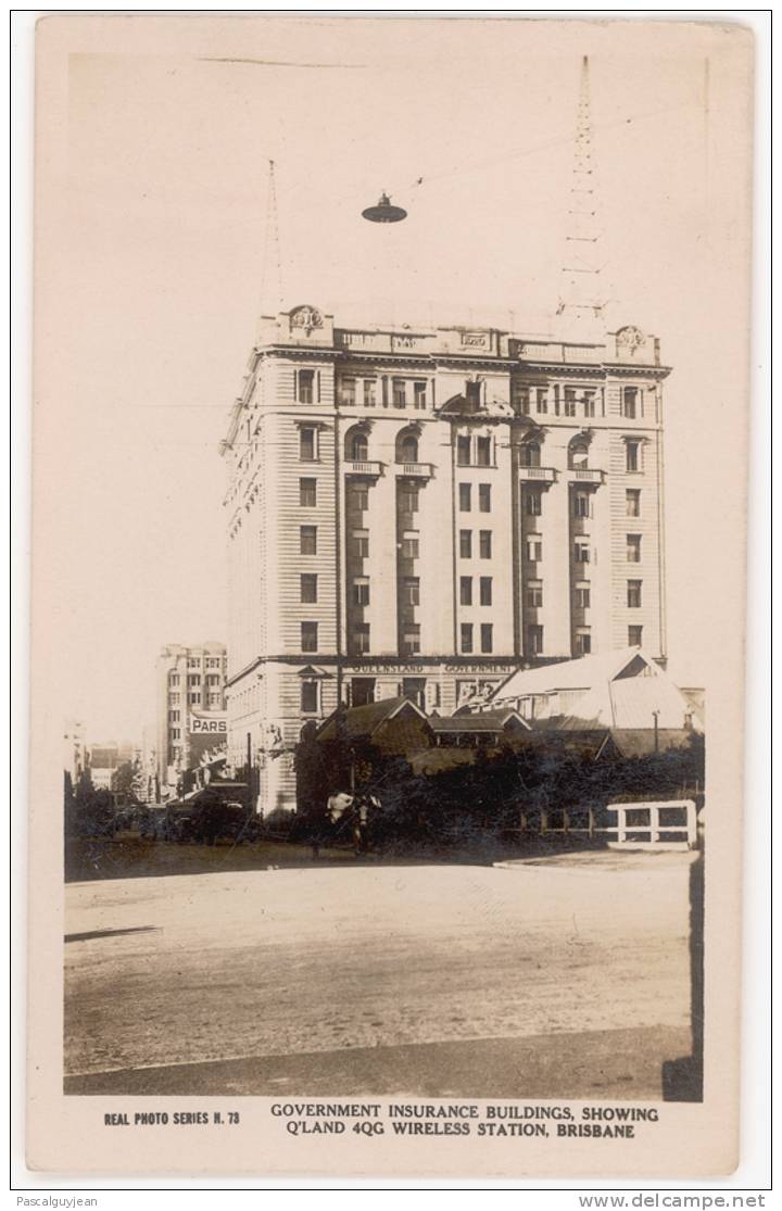 CARTE PHOTO BRISBANE - GOVERNMENT INSURANCE BUILDINGS - Perth