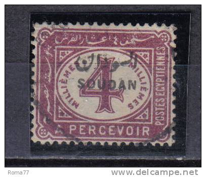 AP316 - SOUDAN 1897 ,  Segnatasse Yvert N. 2  Used - Soedan (1954-...)