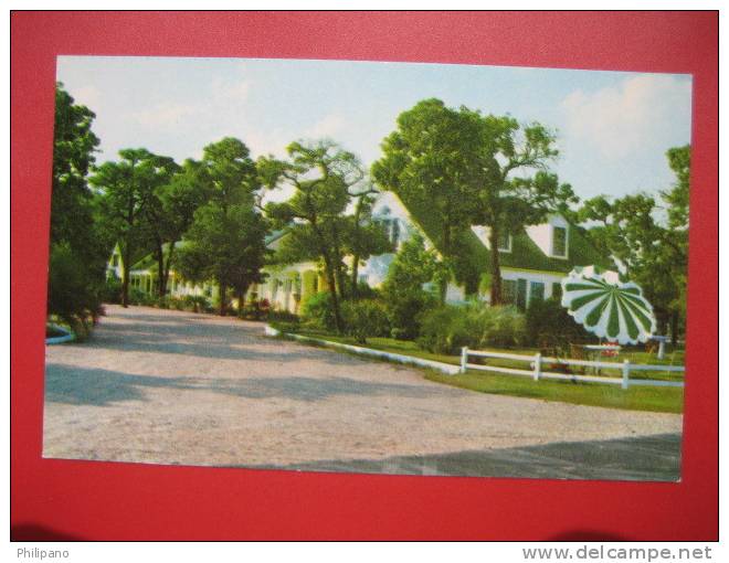 Myrtle Beach  SC-  Ocean Pines Motor Court  Early Chrome     ====    -- Ref 226 - Myrtle Beach