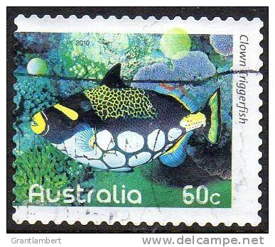 Australia 2010 Fishes Of The Reef 60c Clown Triggerfish Perf 13 Used - Gebraucht