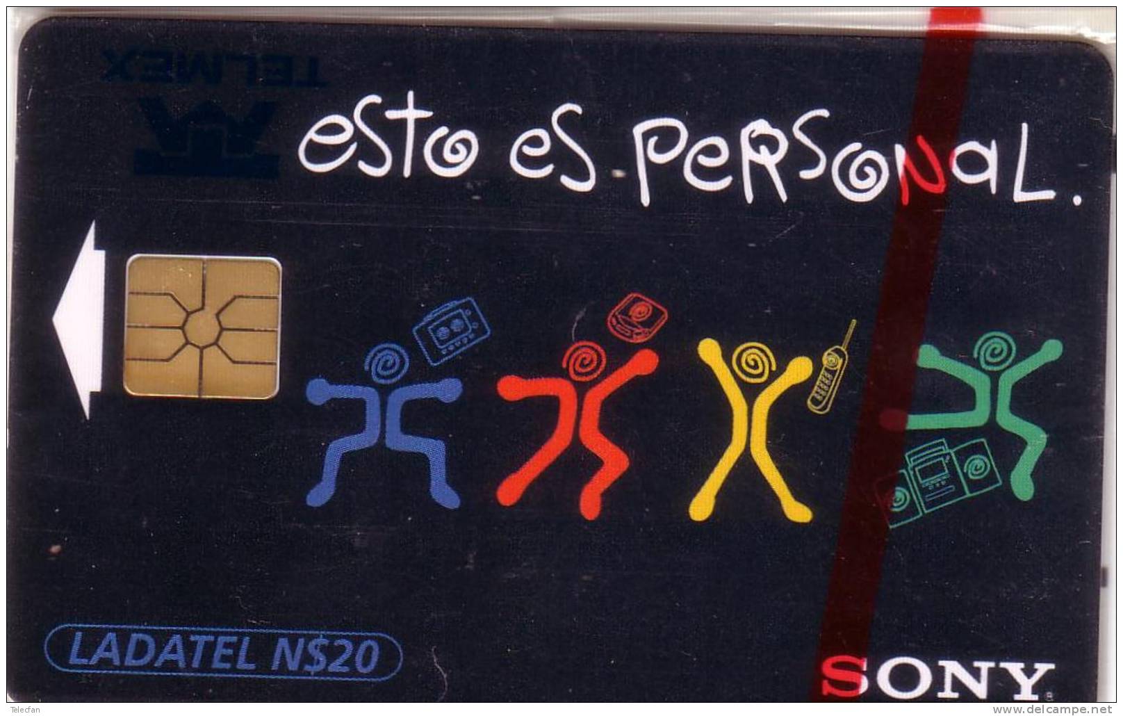 MEXIQUE SONY ESTO ES PERSONAL 20N$ NSB MINT IN BLISTER SUPERBE - Mexico