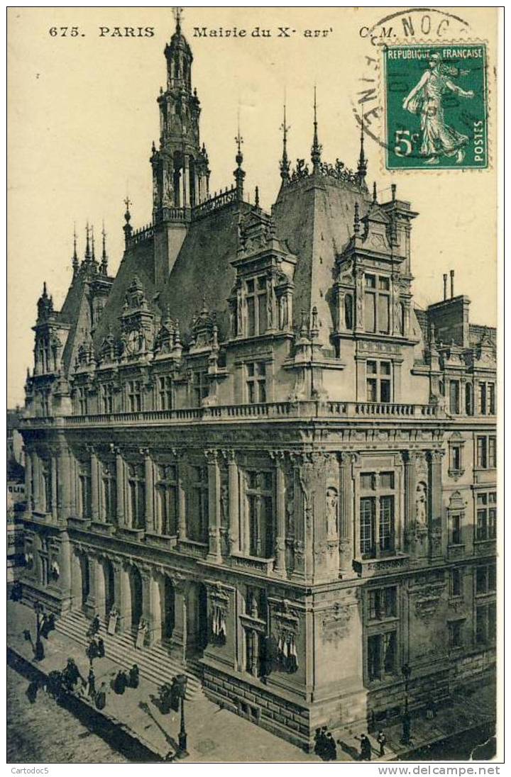 Paris  Mairie Du XIe Arr.   Cpa - Arrondissement: 11