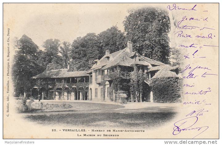 Dép. 78 - VERSAILLES. - Hameau De Marie-Antoinette. Pionnière. C. Biehler. Phototypie A. Bergeret. N° 22 - Versailles