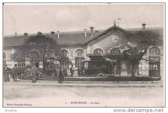 MONTARGIS 5 LA GARE  1916 - Montargis