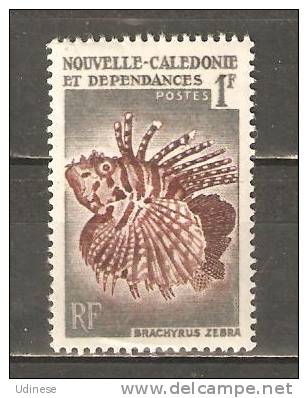 FRENCH NEW CALEDONIA 1959  -  FISH 1 - MNH MINT NEUF NUEVO - Nuevos