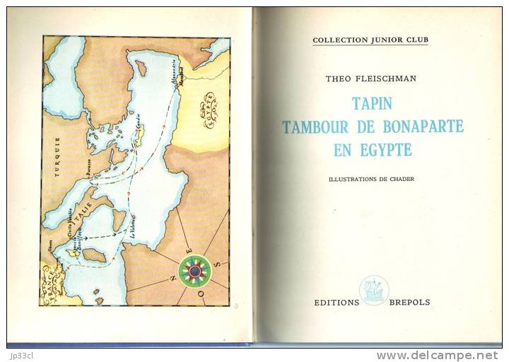Tapin Tambour De Bonaparte En Égypte Par Théo Fleischman, Illustration De Chader (Éditions Brepols, 1957) - Autres & Non Classés