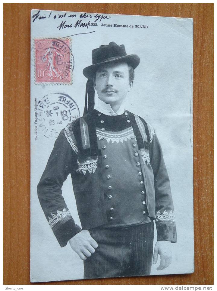 JEUNE HOMME DE SCAER / Anno 1905 ( Zie Foto Voor Details ) !! - Non Classés