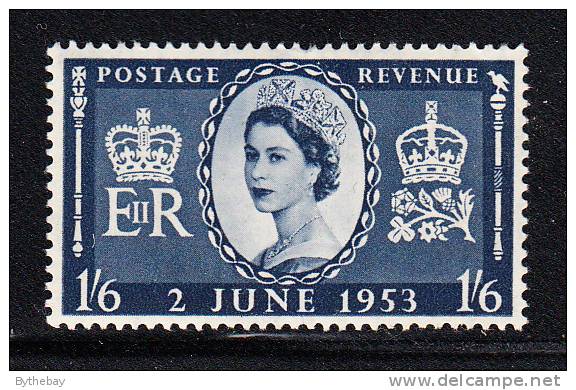 Great Britain MNH Scott #316 1sh6p Coronation Issue - Neufs