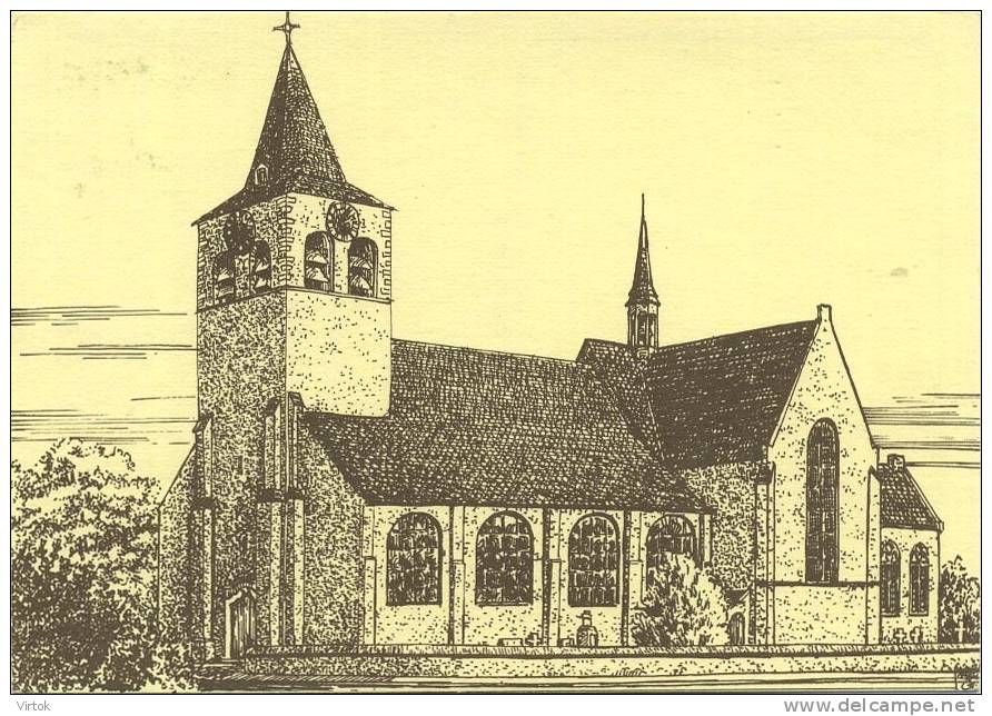 Oud-Turnhout :  Kerk St. Bavo   ( Groot Formaat ) - Turnhout