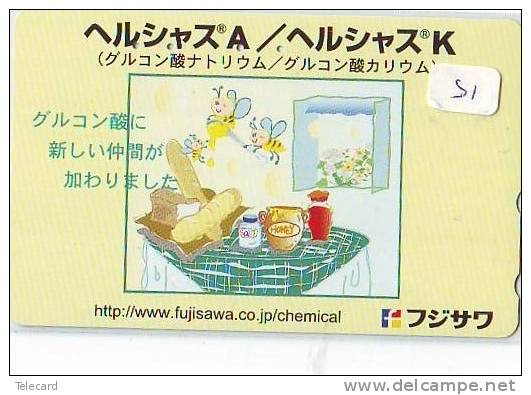 Télécarte Japon * Japan DU PAIN * PHONECARD BREAD (15)  TELEFONKARTE  BROT * BROOD * - Alimentation