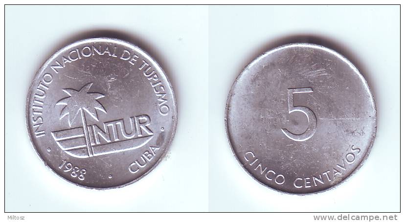 Cuba 5 Centavos 1988 - Cuba