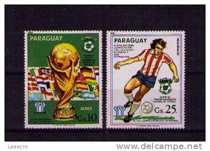 Soccer Sports Football 1978 Argentina - 1980 ESPANA'82 Player Flags Championship Cup PARAGUAY Gc1250 - 1978 – Argentine