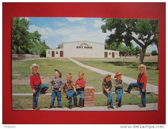 Cal Farley's Boys Ranch  40 Miles From Amarillo TX  Early Chrome    ====    -- Ref 227 - Andere & Zonder Classificatie