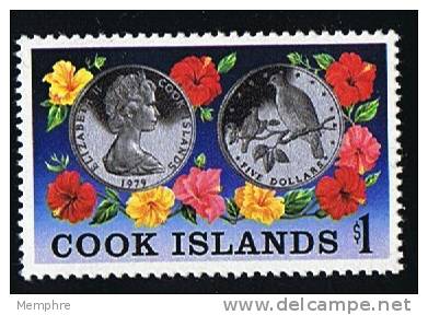 COOK ISLANDS  1978  Siver Coin Sc 502 ** MNH - Cook Islands