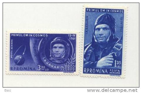 Mint Stamps Space 1961 From Romania - Verzamelingen