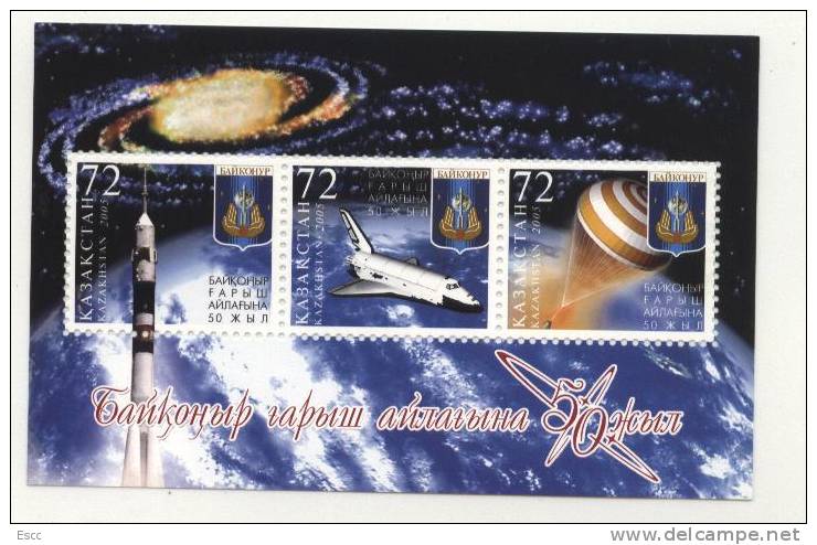 Mint S/S Space Baikonur 2005  From Kazakhstan - Verzamelingen