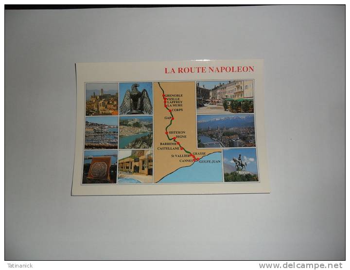 La Route Napoleon - Landkaarten