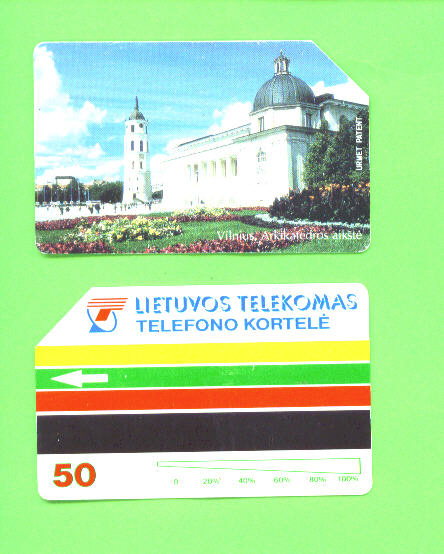 LITHUANIA - Urmet Phonecard As Scan - Lituania