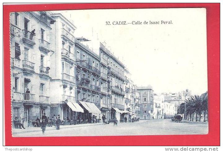 ¤ SPAIN ESPANA CADIZ No.32 Calle Isaac Peral MORE CADIZ FOR SALE - Cádiz
