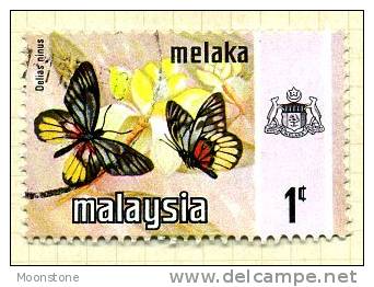 Malaya Malacca 1971 Butterflies1c Definitive, Fine Used - Malacca