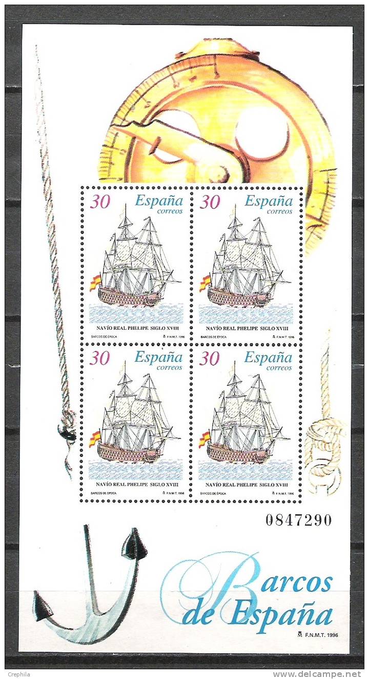 Espagne - 1996 - Y&T BF 68-69 - Neuf ** - Blocks & Sheetlets & Panes