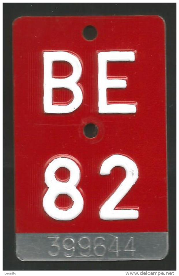 Velonummer Bern BE 82 - Plaques D'immatriculation