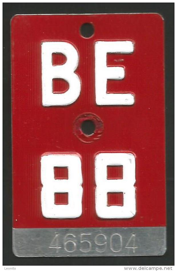 Velonummer Bern BE 88 - Placas De Matriculación