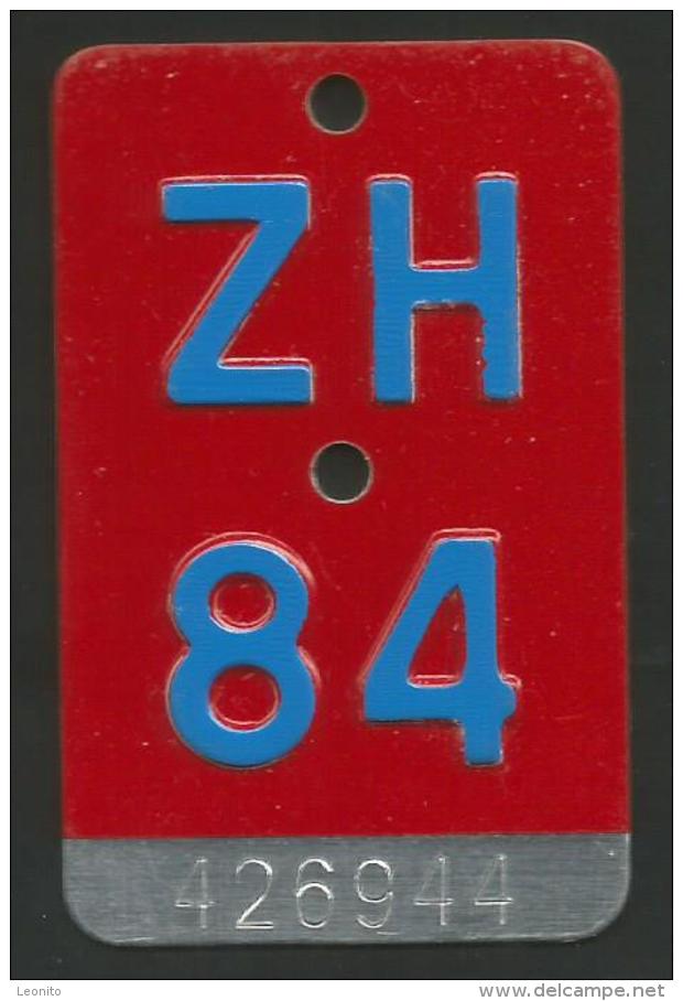 Velonummer Zürich ZH 84 - Placas De Matriculación