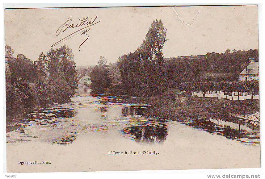 14. L'ORNE A PONT D'OUILLY. - Pont D'Ouilly