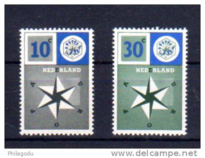 Pays-Bas 1957, Europa,  678 / 679**, Cote 22,5 €, - 1957