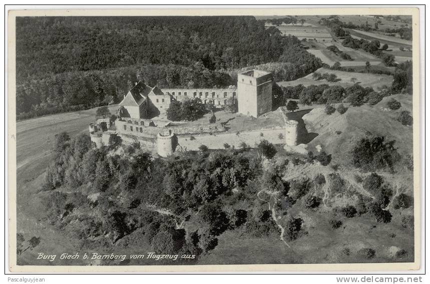 CPA BURG GIECH B. BAMBERG VOM FLUGZEUG AUS - Bamberg