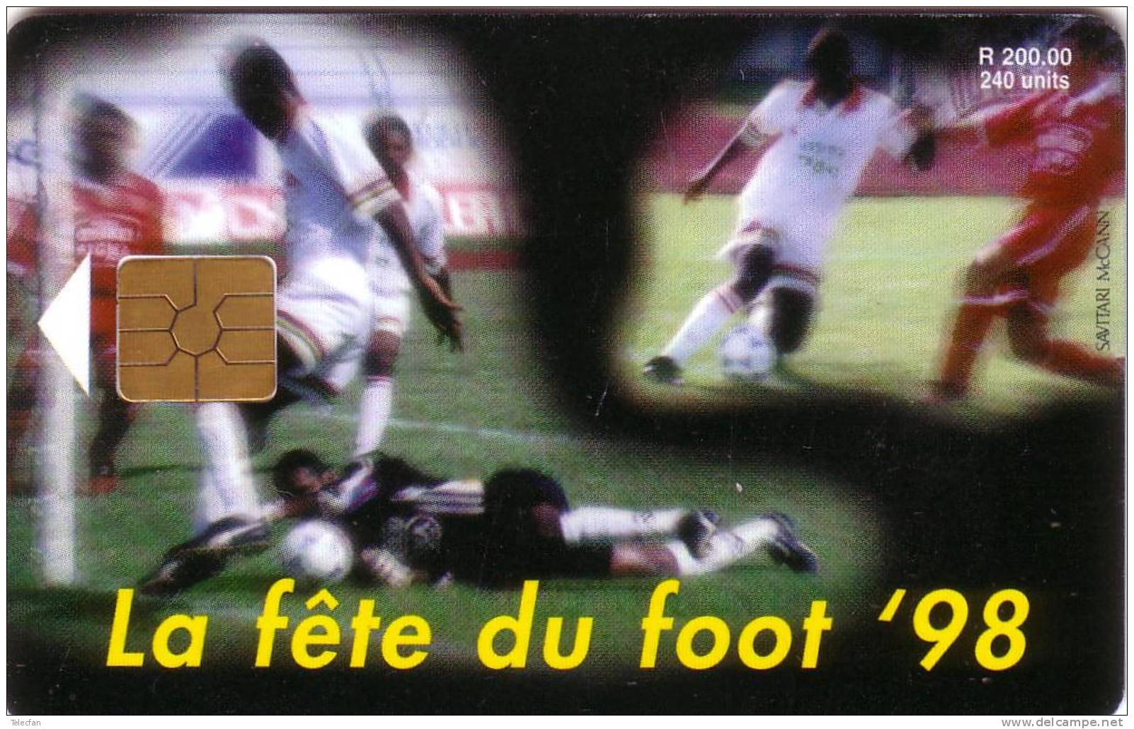MAURICE LA FETE DU FOOT 1998 FOOTBALL MFA TIRAGE 30000 EX SUPERBE  UT - Maurice