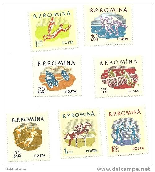 1959 - Romania 1644/50 Sport C734     ------ - Altri & Non Classificati