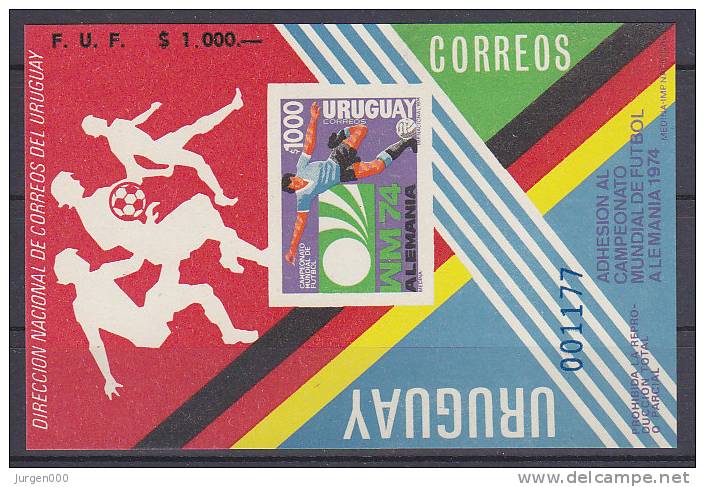 Uruguay, Nr 1304 SB (*), Michel = ?? Euro (XX16820) - 1974 – Germania Ovest