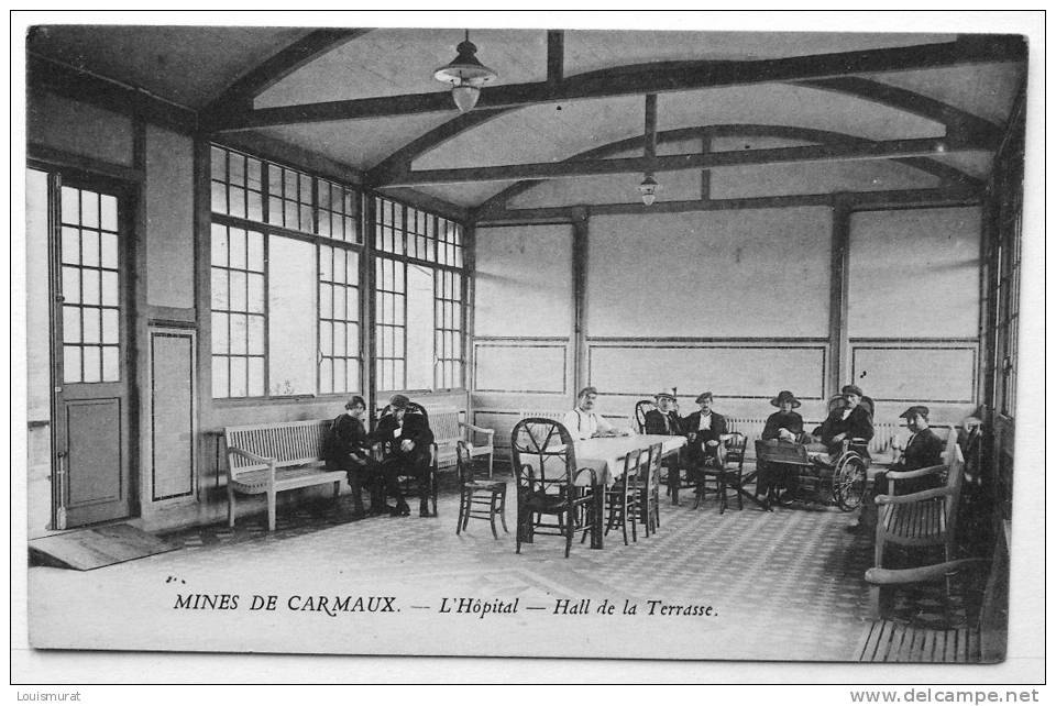 81-Mines De Carmaux-L´hôpital, Hall De La Terrasse - Carmaux