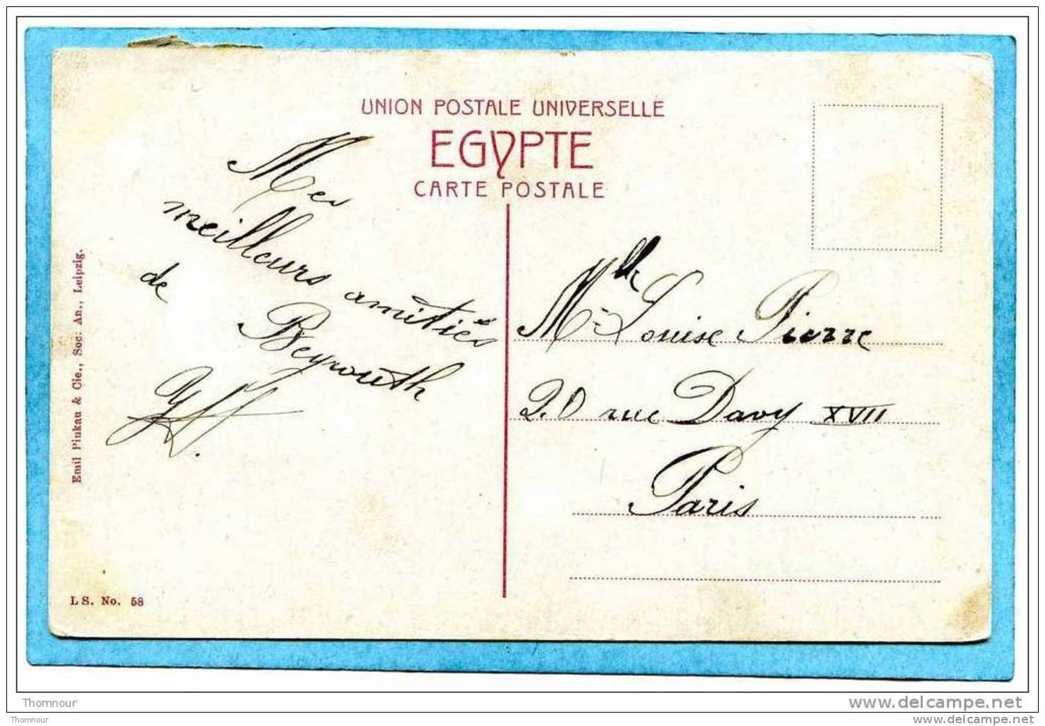 EGYPT  -   ALEXANDRIE.  -  Vue D ´ Alexandrie   -  1914  - - Alexandrie