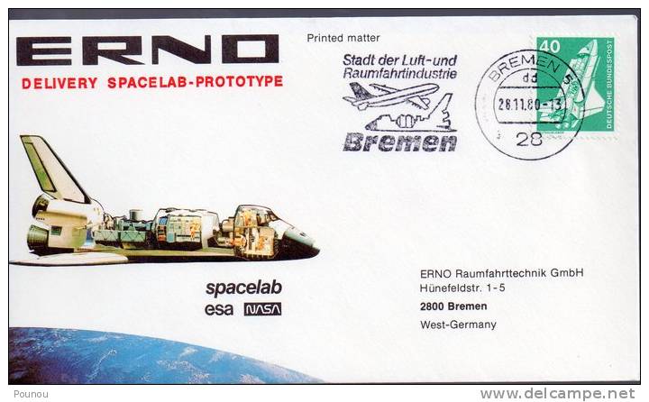 &#9733;GERMANY - ERNO DELIVERY SPACELAB PROTOTYPE (2861) - Europe