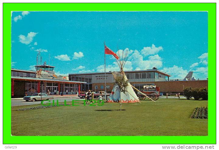 CALGARY, ALBERTA - FINE AIRPORT - ANIMATED WITH OLD CARS - - Calgary