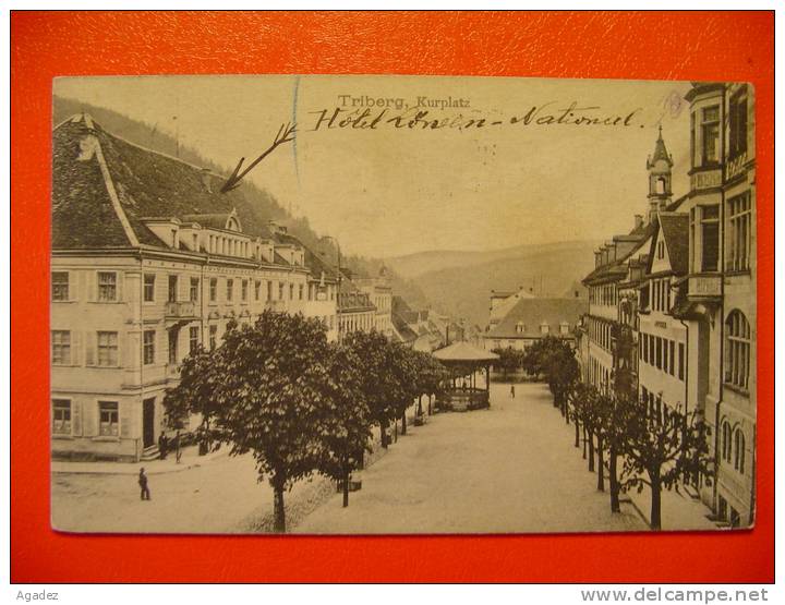 Carte Postale Ancienne Triberg Kurplatz Bon état. - Triberg