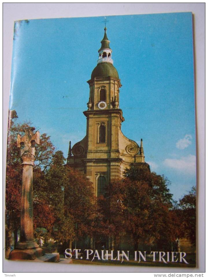 ST PAULIN IN TRIER 1976 - Brochure En Allemand- - Rijnland-Pfalz